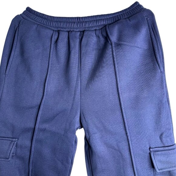 Women Tracksuit Set Trousers Sweatshirt Size M Blue Jogger Pullover Cargo Pants - Picture 9 of 17